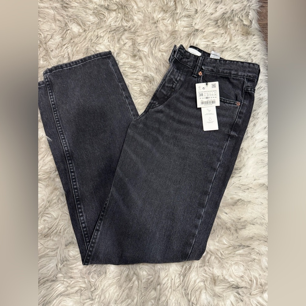 NWT ZARA Mid Rise Full Length Jeans Size 6